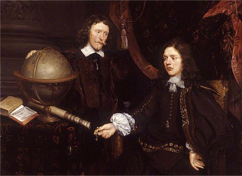 John Bankes (1626–1656) and his Tutor Sir Maurice Williams (1599/1601–1658), 1643, Francis Cleyn