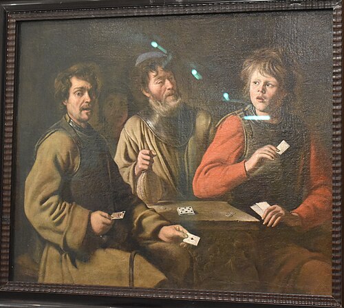 Les Joueurs de cartes, 1637, Mathieu Le Nain