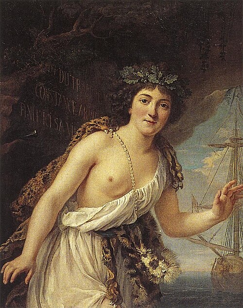 Le Portrait de la Citoyenne Lange, 1792, Jean-François Colson