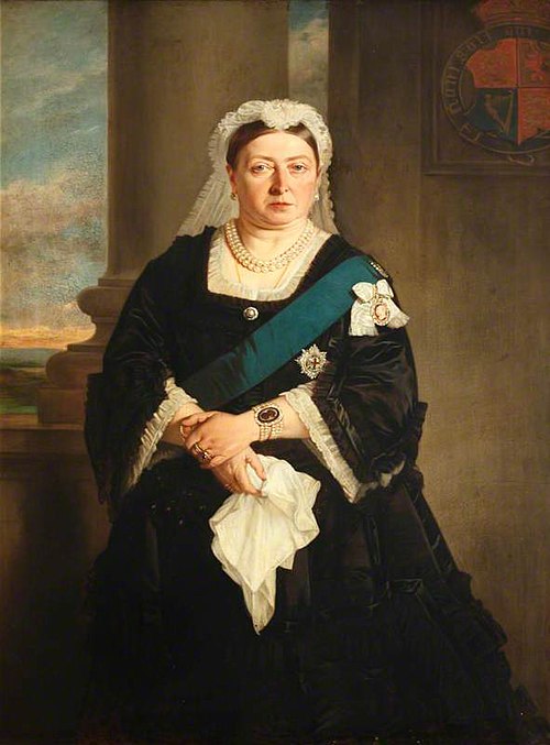 Queen Victoria (1819-1901) (after Baron Henrich von Angeli), 1875, Georg Koberwein