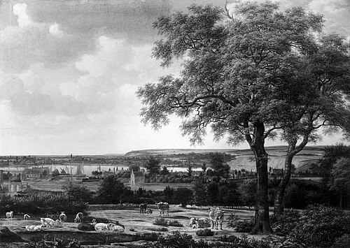 The Rhine Gate and the Port of Arnhem, 1649, Joris van der Haagen