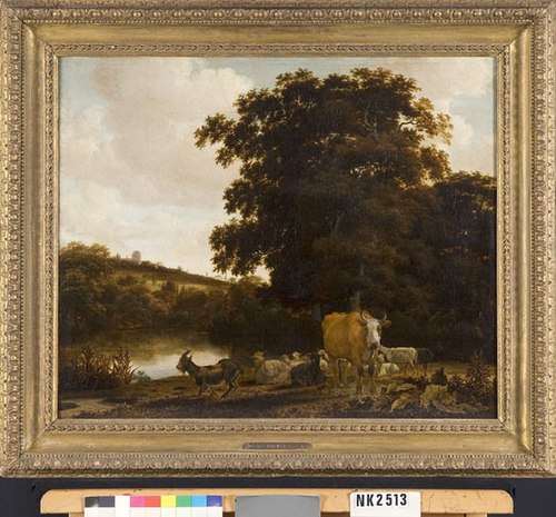 landscape with flock, 1652, Joris van der Haagen