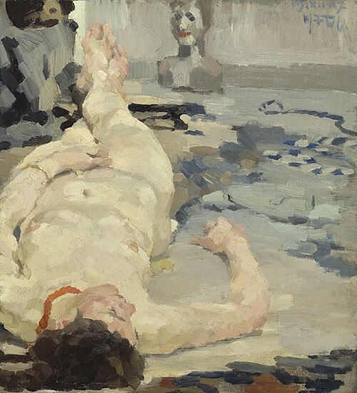 Liegender Akt, 1907, Max Feldbauer