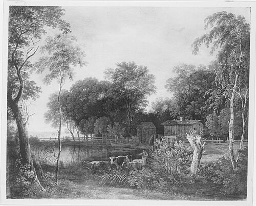 Die Furt, 1806, Max Josef Wagenbauer