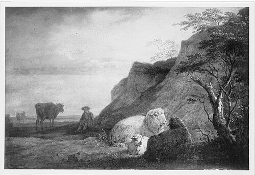 Ruhende Schafe, 1810, Max Josef Wagenbauer