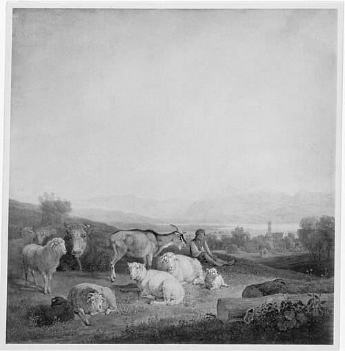 Weideplatz in der Nähe des Riegsees, 1810, Max Josef Wagenbauer