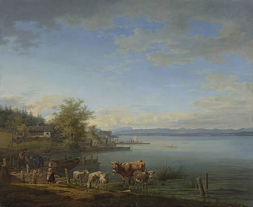 Ostufer des Starnberger Sees, 1813, Max Josef Wagenbauer