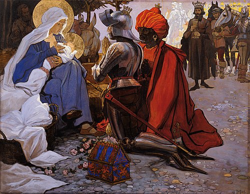 Die heiligen drei Könige, 1902, Maximilian Liebenwein