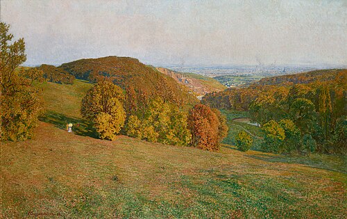 Wien vom Kobenzl aus, 1906, Max Suppantschitsch