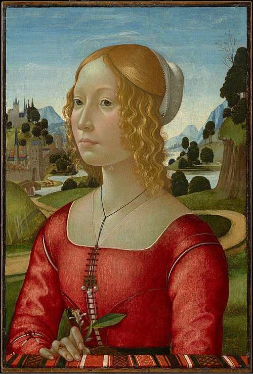 Portrait d'une dame, 1490, Domenico Ghirlandaio