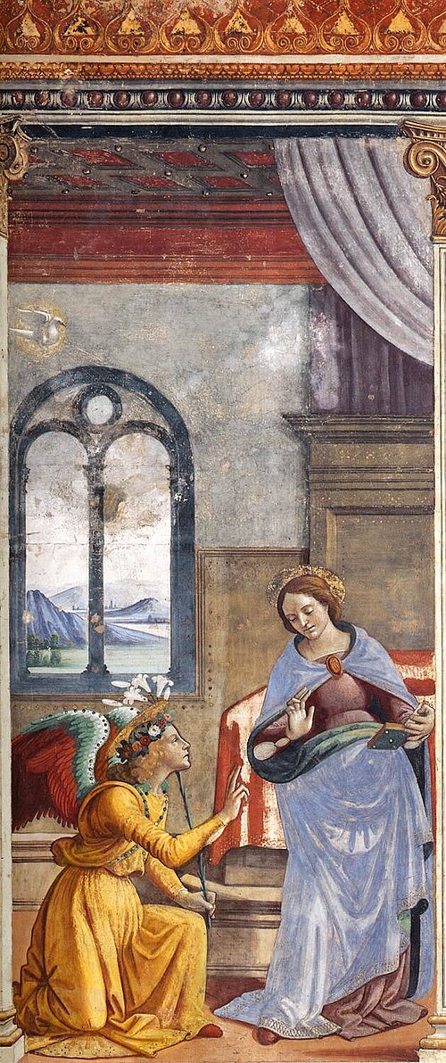 Annuntiation, 1488, Domenico Ghirlandaio