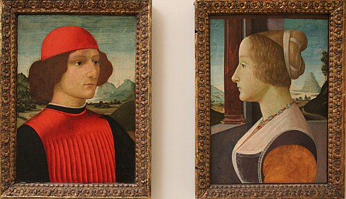 Portrait de jeune femme, 1490, Domenico Ghirlandaio