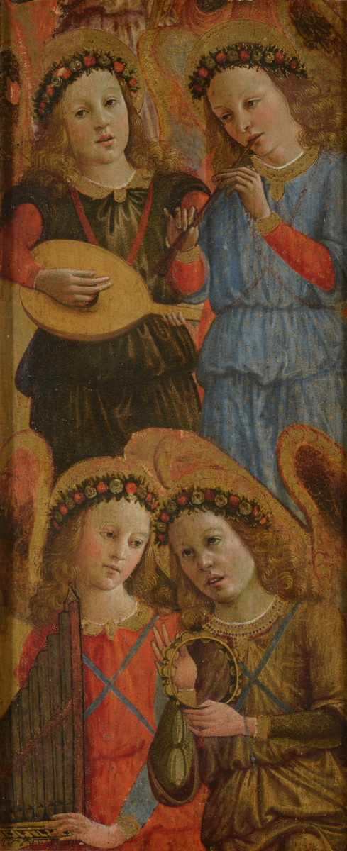 Musizierende Engel, 1490, Domenico Ghirlandaio