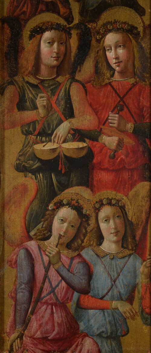 Musizierende Engel, 1490, Domenico Ghirlandaio
