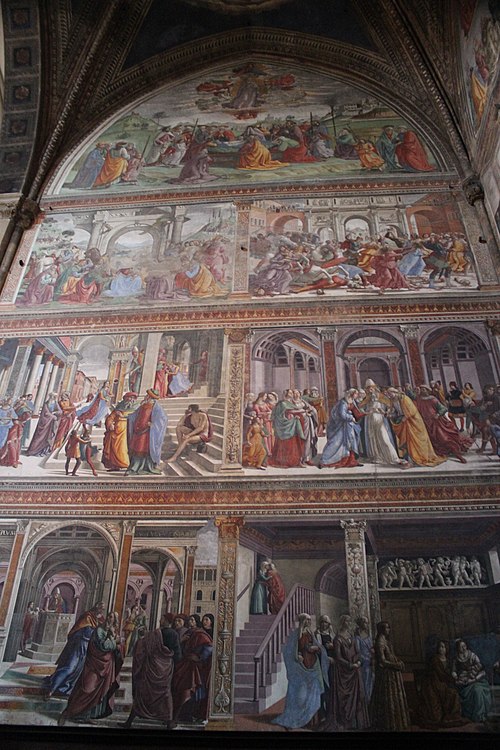 Scènes de la vie de Marie, 1490, Domenico Ghirlandaio