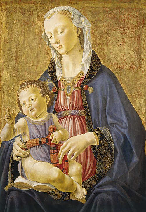 Vierge à l'Enfant, 1470, Domenico Ghirlandaio