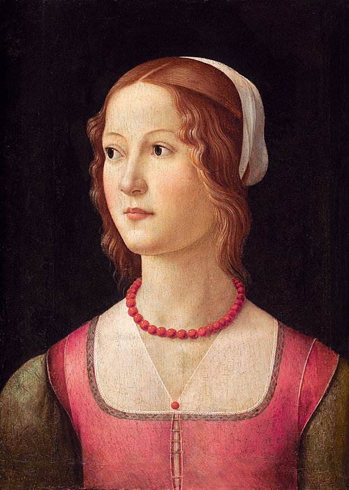 Portrait d'une jeune femme, 1490, Domenico Ghirlandaio