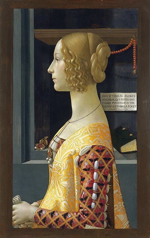 Portrait de Giovanna Tornabuoni, 1480, Domenico Ghirlandaio