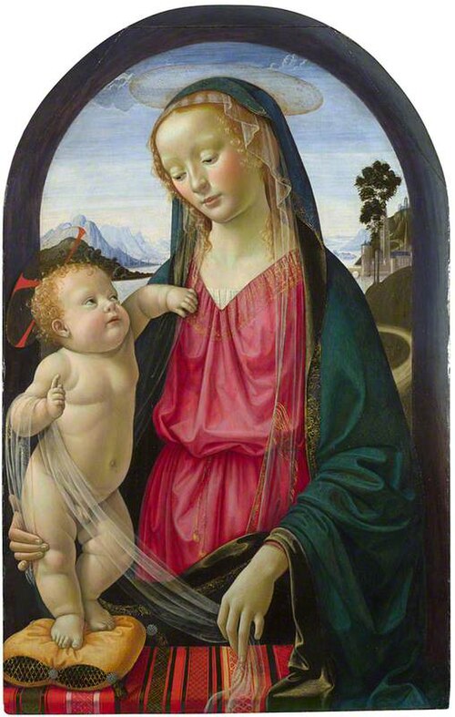 Vierge à l'Enfant, 1485, Domenico Ghirlandaio