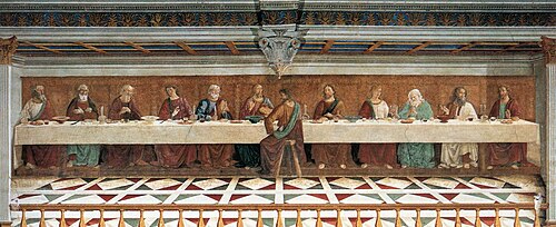 Last Supper, 1476, Domenico Ghirlandaio