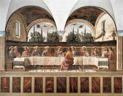 Last Supper, 1486, Domenico Ghirlandaio