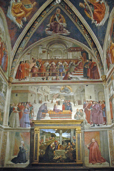 chapelle Sassetti, 1480, Domenico Ghirlandaio