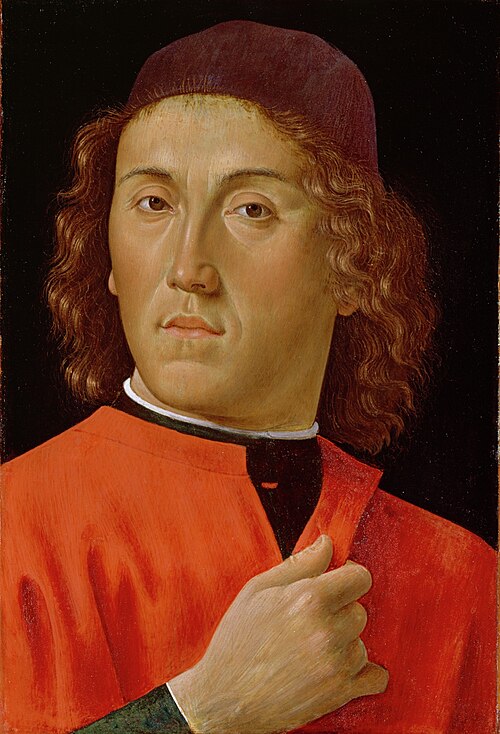Portrait d'un jeune homme, 1448, Domenico Ghirlandaio