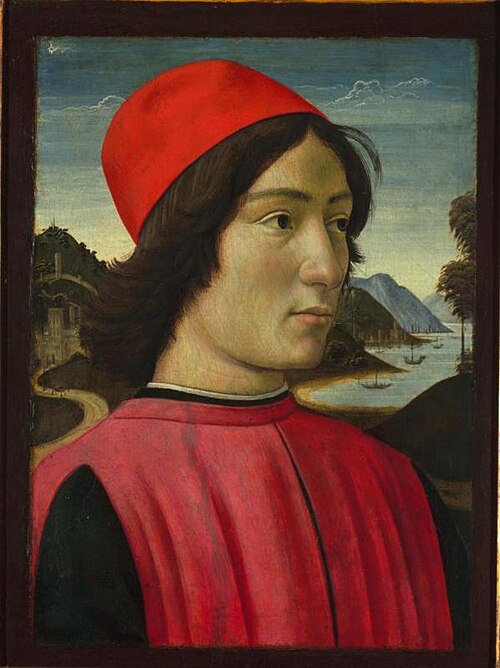 Portrait of a Man, 1490, Domenico Ghirlandaio
