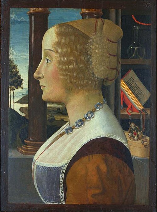 Portrait d'une femme, 1490, Domenico Ghirlandaio