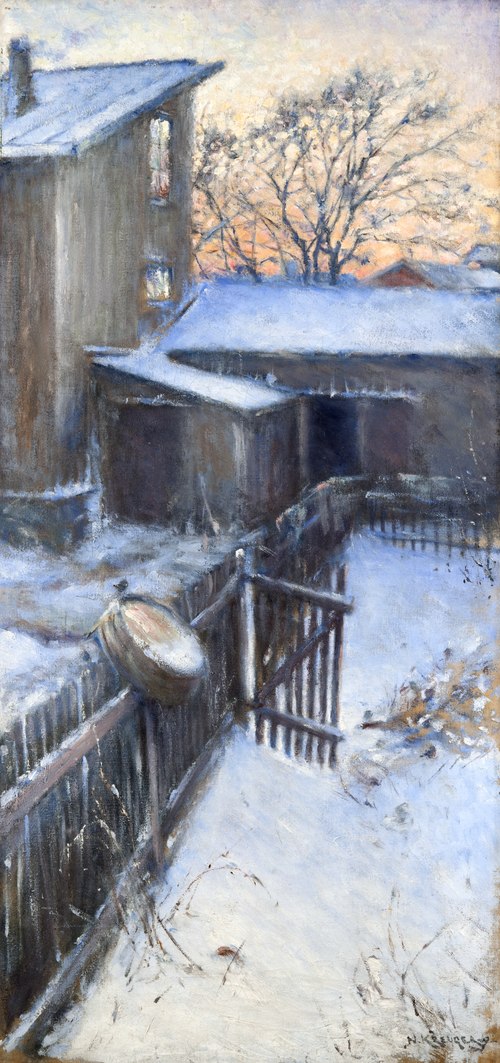 Backyard, 1892, Nils Kreuger