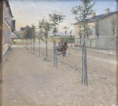 Evening in Varberg, 1892, Nils Kreuger