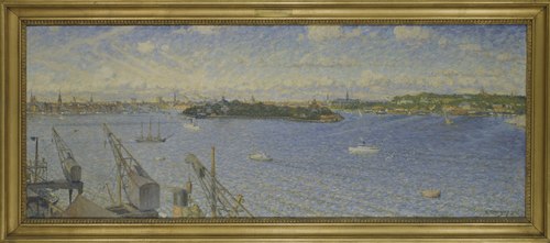 Stockholm Ström from Fjällgatan, 1925, Nils Kreuger