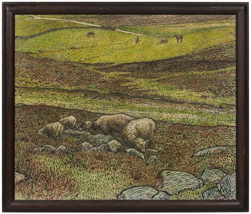 Sheep in a Dell, 1907, Nils Kreuger