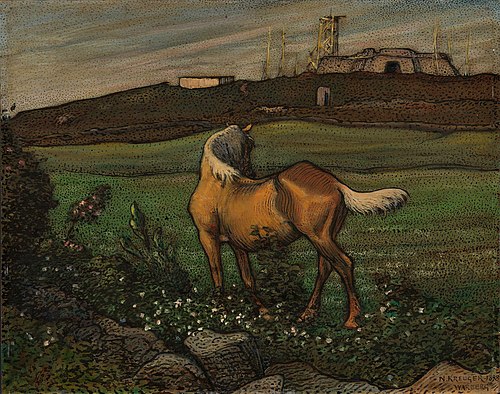 Yellow Horse, 1898, Nils Kreuger