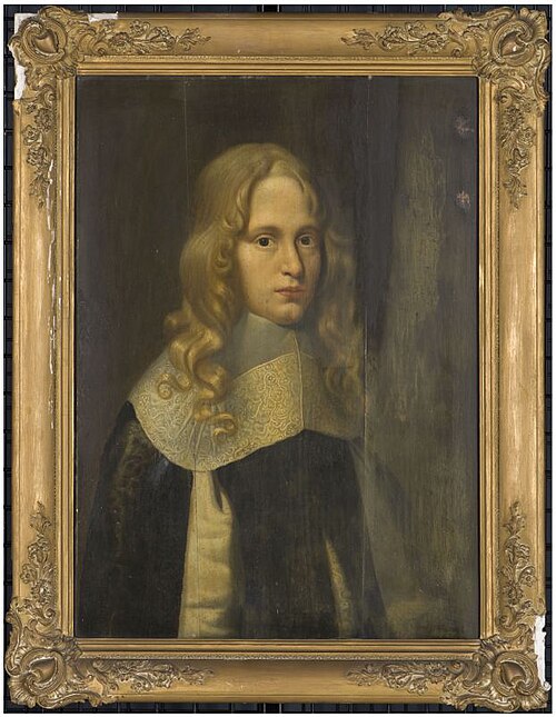 Portret van een onbekende jongeling, 1659, Hendrick Coster
