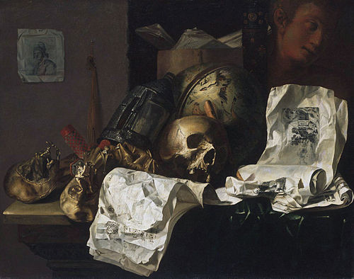 Vanitas, 1661, N.L. Peschier