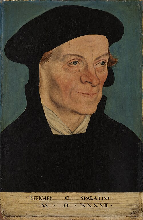 Portrait of Georg Spalatin, 1537, Lucas Cranach l'Ancien