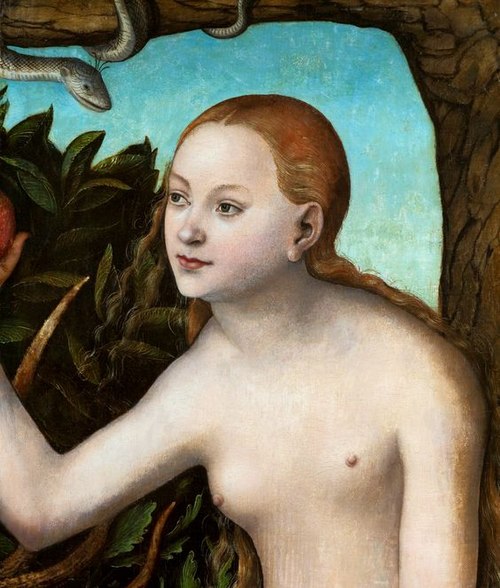 Ève, 1531, Lucas Cranach l'Ancien