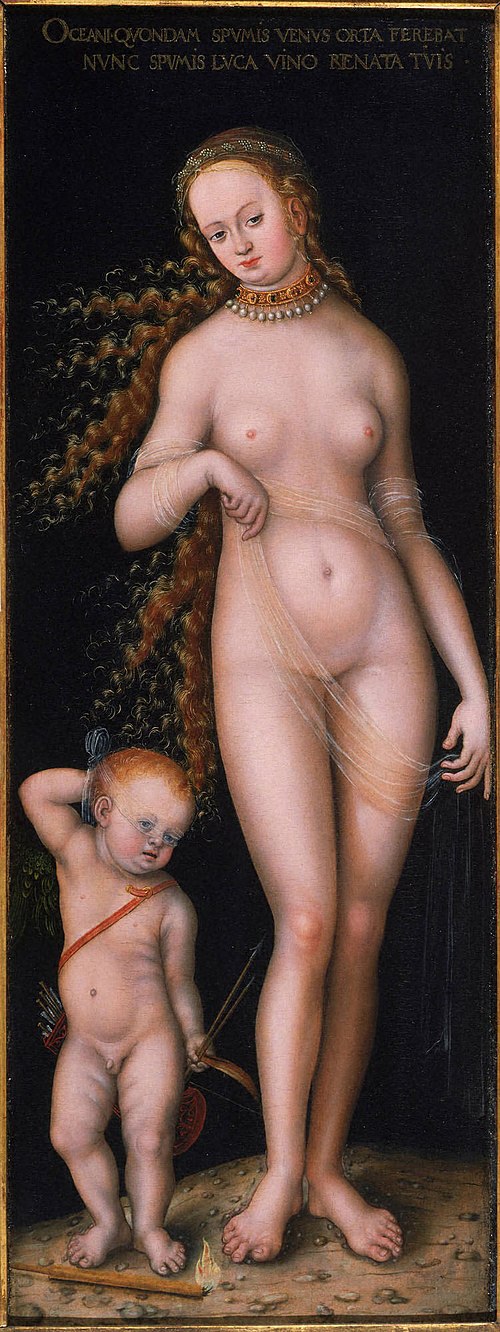 Venus and Amor, 1519, Lucas Cranach l'Ancien