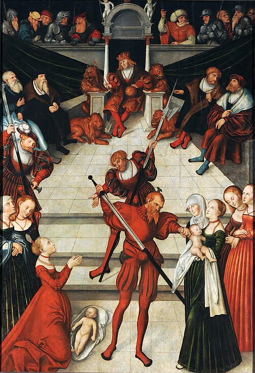 Judgment of Solomon, 1537, Lucas Cranach l'Ancien