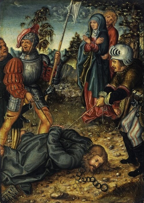 Christ on the road to Calvary, 1515, Lucas Cranach l'Ancien