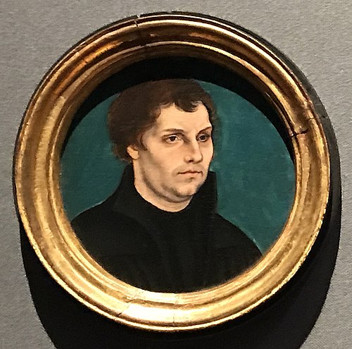 Portrait de Martin Luther, 1525, Lucas Cranach l'Ancien