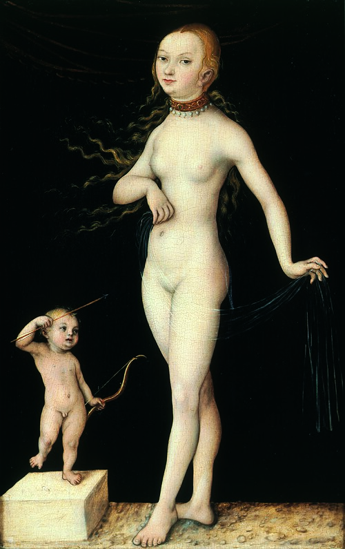 Vénus et Cupidon, 1525, Lucas Cranach l'Ancien