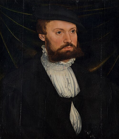 Portrait of a Bearded Man, 1525, Lucas Cranach l'Ancien