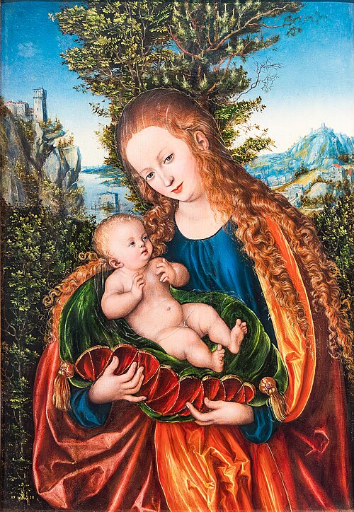 The Virgin and Child, 1518, Lucas Cranach l'Ancien