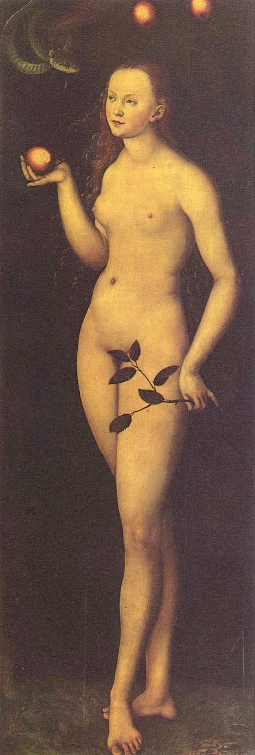 Ève, 1528, Lucas Cranach l'Ancien