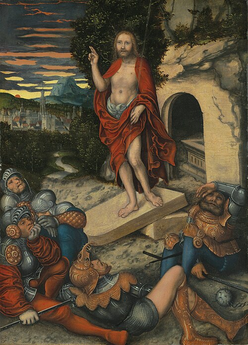 The Resurrection of Christ, 1530, Lucas Cranach l'Ancien