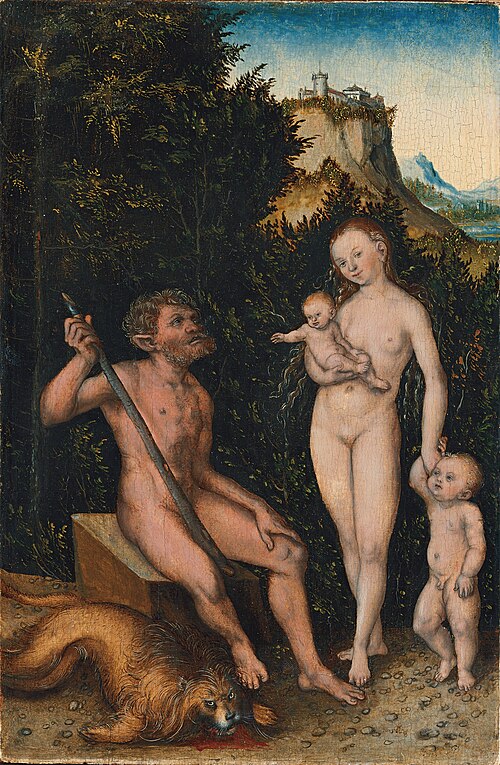 Family of Wild Men, 1528, Lucas Cranach l'Ancien