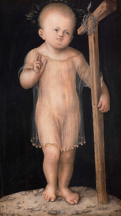 Christ Child Blessing, 1520, Lucas Cranach l'Ancien