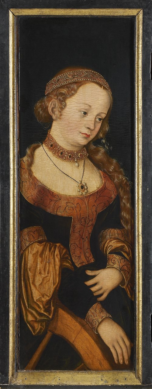 St Catherine of Alexandria, 1524, Lucas Cranach l'Ancien